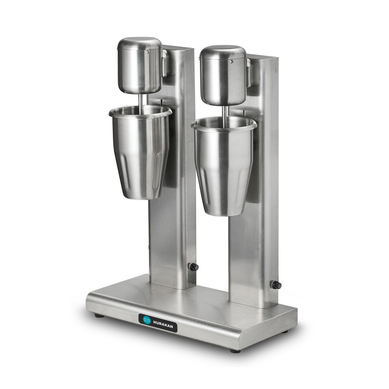 FRULLINO MIXER FRAPPE' DOPPIO SILVER ITALIA HS - BICCHIERE INOX