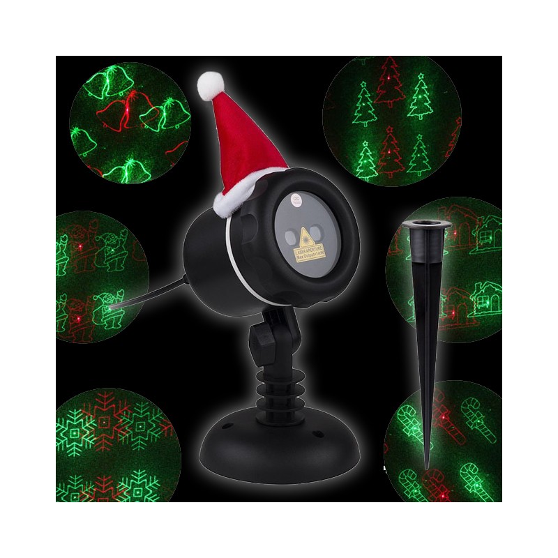 LASER DA ESTERNO FX-LASER PRO ECO GARDEN FIGURE NATALE CON MOVIMENTO