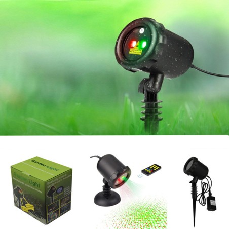 LASER DA ESTERNO FX-LASER PRO ECO GARDEN ROSSO-VERDE CON MOVIMENTO