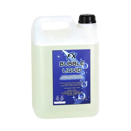 LIQUIDO PROFESSIONALE PER MACCHINA DELLE BOLLE 5 lt FX BUBBLE LIQUID