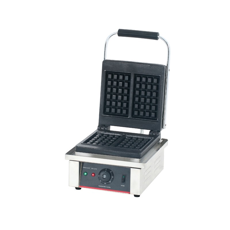 PIASTRA PER WAFFLE SILVER ITALIA - 2 WAFFEL RETTANGOLARI