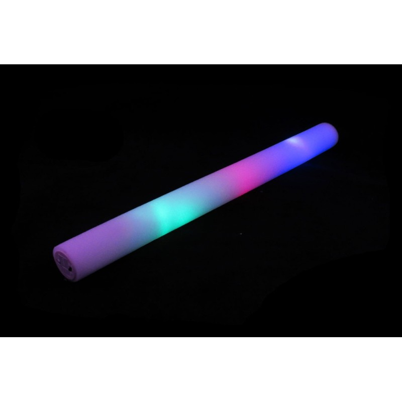 STICK LED RGB MULTICOLOR IN FOAM (SPUGNA MORBIDA) 48 cm