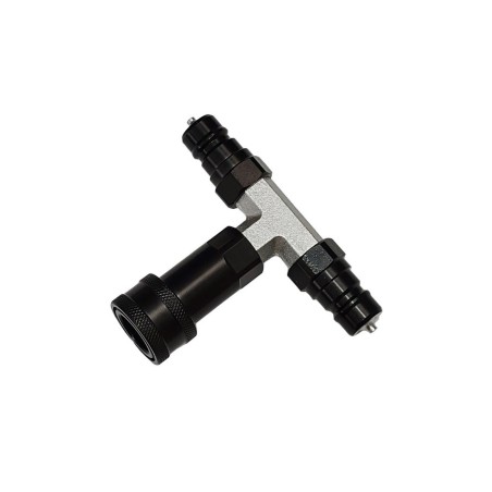 SDOPPIATORE CO2 a T – INNESTI RAPIDI 3/8 – 1 FEMMINA 2 MASCHI