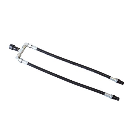 SDOPPIATORE CO2 a Y + TUBI – INNESTI RAPIDI 3/8 – 1 FEMMINA 2 MASCHI