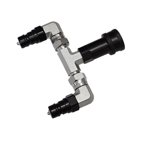 SDOPPIATORE CO2 a Y – INNESTI RAPIDI 3/8 – 1 FEMMINA 2 MASCHI