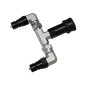 SDOPPIATORE CO2 a Y – INNESTI RAPIDI 3/8 – 1 FEMMINA 2 MASCHI SDOPPIATORE CO2 a Y – INNESTI RAPIDI 3/8 – 1 FEMMINA 2 MASCHI