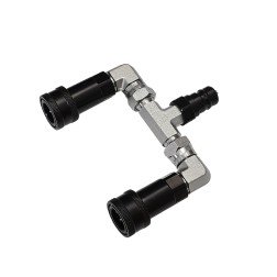 SDOPPIATORE CO2 a Y – INNESTI RAPIDI 3/8 – 1 MASCHIO 2 FEMMINE