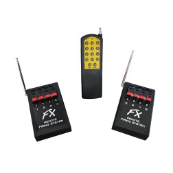 CENTRALINA PIROTECNICA 8 CANALI PER FUOCHI E FONTANE + TELECOMANDO